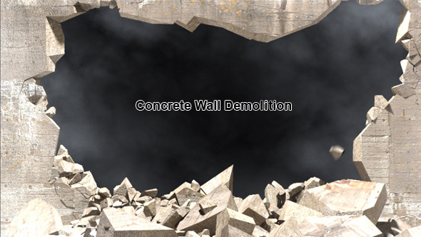 Concrete Wall Explode