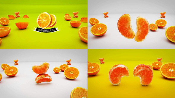 Orange Fruit Logo Reveals