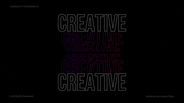 Gradient Typography | After Effects