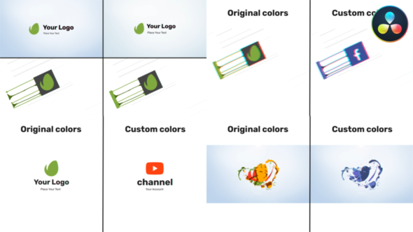 Liquid And Smoke Hand Drawn Logo Reveals for DaVinci Resolve