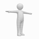 Baby Child Stickman in T-Pose - 3DOcean Item for Sale