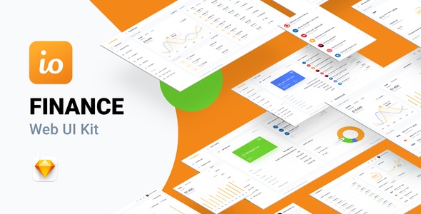 IOFinance – UI Kit for Finance, Banking and Wallet Websites