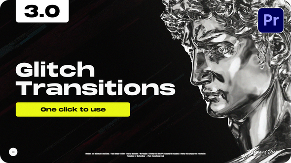 Glitch Transitions 3.0 - For Premiere Pro
