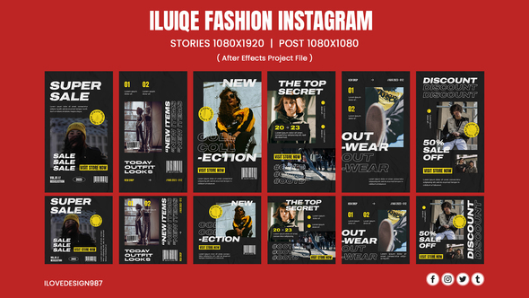 Iluiqe Fashion Instagram Template