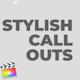 Stylish Call Outs - VideoHive Item for Sale