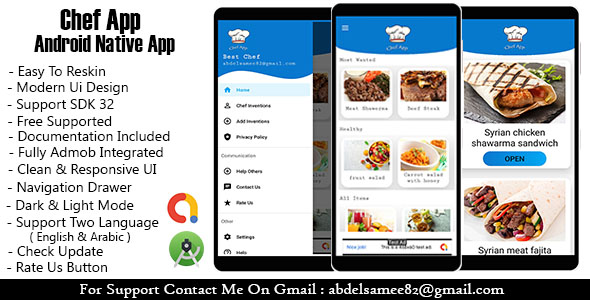 Chef App – Android Native App