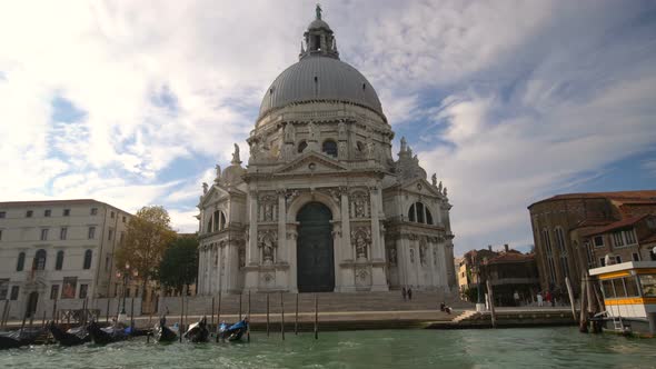Stabilized Shot of Venice Grand Canal in Italy