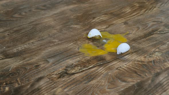 Falling and Breaking an Egg on Laminate