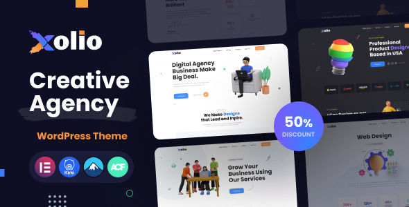 Xolio - Creative Agency & Portfolio WordPress Theme