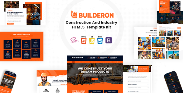 Builderon – Construction And Industry HTML Template