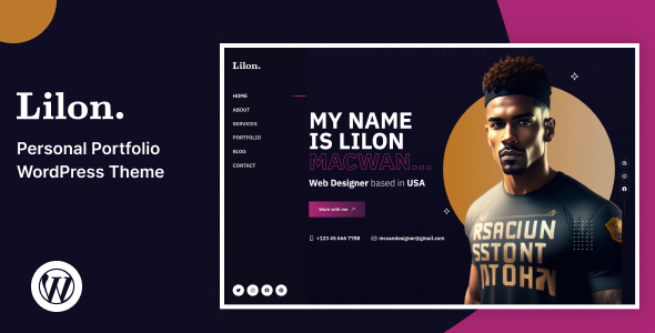 Read more about the article Lilon – Personal Portfolio WordPress Theme