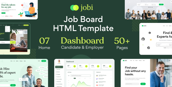 Jobi - Responsive Job Board HTML Template