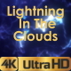 Appearing Lightning In The Clouds - VideoHive Item for Sale