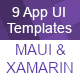 9 App UI Templates for MAUI and Xamarin: Shopping, Blog, Food Delivery, Movie, Event, Social & more - CodeCanyon Item for Sale