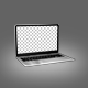 Laptop with Transparent Screen - VideoHive Item for Sale