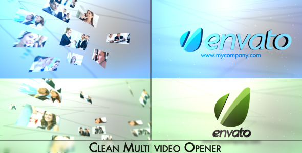 Simple Clean Multi Video Logo