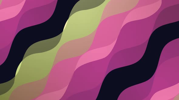 4k abstract pink color background wave shape
