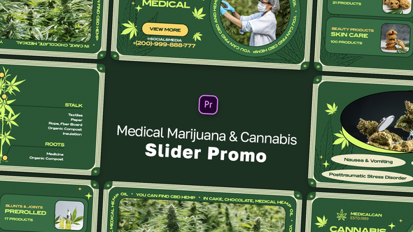 Medical Marijuana and Cannabis Promo MOGRT