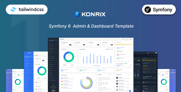 Konrix - Symfony Tailwind CSS Admin & Dashboard Template