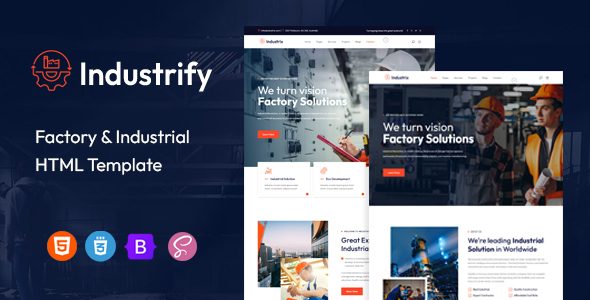 Industrify - Factory & Industrial HTML Template