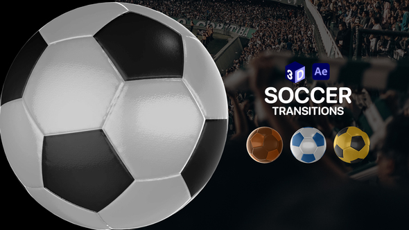 Soccer Classic Ball Transitions for After Effects