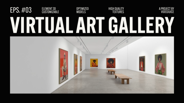 Virtual Art Gallery - White Hot alt