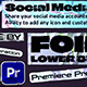 Foil Lower Third | Premiere Pro - VideoHive Item for Sale