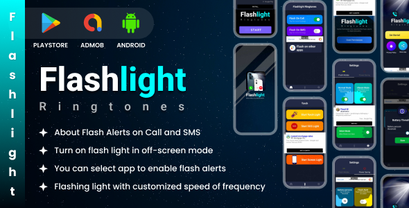 Flashlight Ringtones | Flash Ringtone | Admob Ads | Android