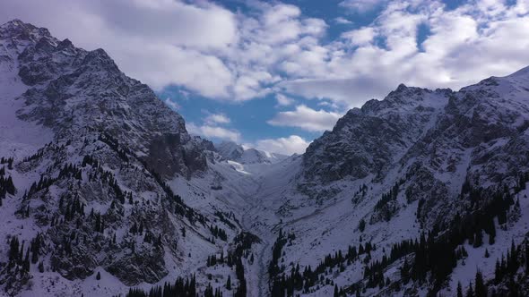 Snowy Mountains of Tuyuksu