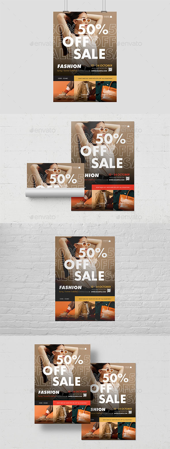 Flash Sale Poster Template