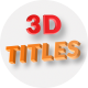 Kinetic 3D Titles - VideoHive Item for Sale