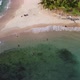 Small Tropical Beach with Rocky Point Aerial - VideoHive Item for Sale