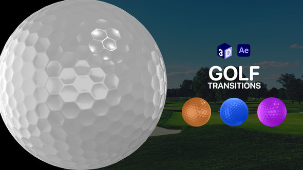 Golf Ball Transitions for After Effects