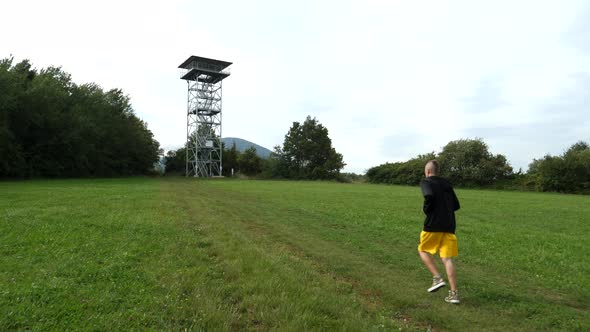 Running in nature in Slovakia