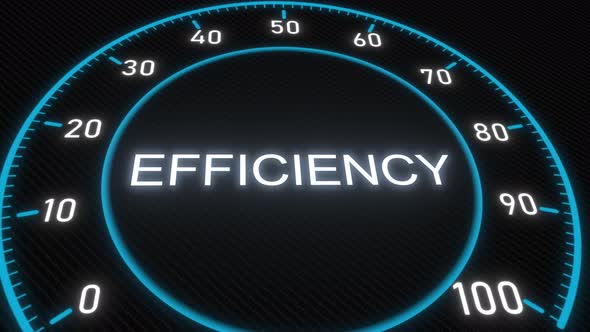 Efficiency Futuristic Meter or Indicator alt