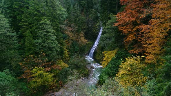 Waterfall In Colors