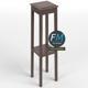 Wooden pedestal - 3DOcean Item for Sale