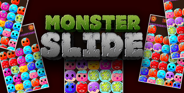 Monsters Slide - Cross Platform Casual Game