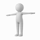 Stylized Stickman in T-Pose - 3DOcean Item for Sale