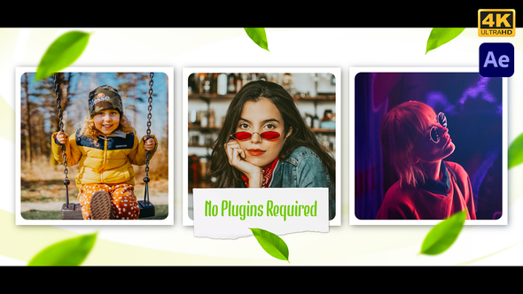 Leaf Photo Slideshow_4k alt