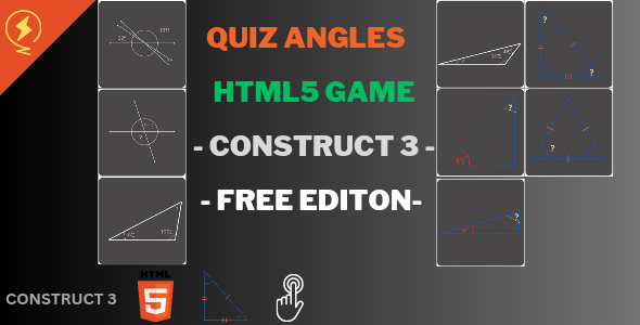 ANGLE QUIZ GAME - HTML5 GAME - CONSTRUCT 3 FREE EDITION