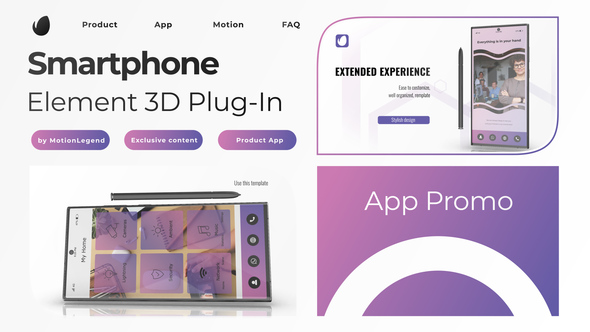 App Presentation 3D Phone Promo