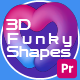 3D Animated Funky Shapes For premiere pro - VideoHive Item for Sale