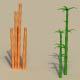 Low Poly Bamboo Trees - 3DOcean Item for Sale