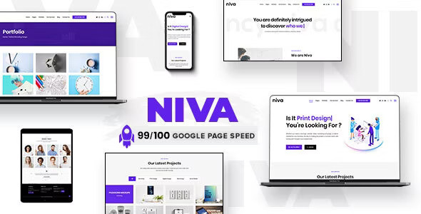 Niva –  Creative Agency WordPress Theme