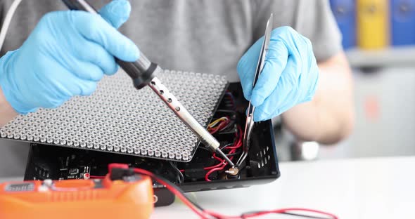 Soldering Repair of Electronic Devices and Printed Circuit Boards