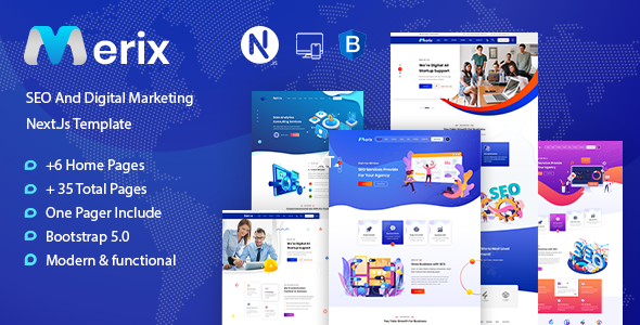 Merix - Creative Digital Agency Next Js Template