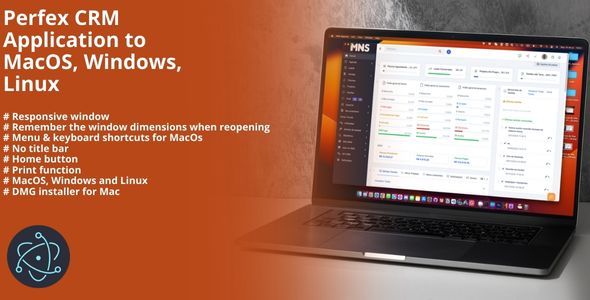MNS - Perfex CRM Application para MacOS, Windows, Linux