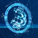 Plexus Bitcoin Logo animated background loop - VideoHive Item for Sale