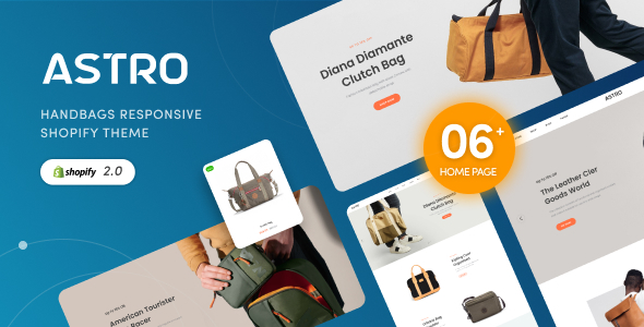Astro - Handbags & Shopping Clothes Responsive Shopify 2.0 Theme